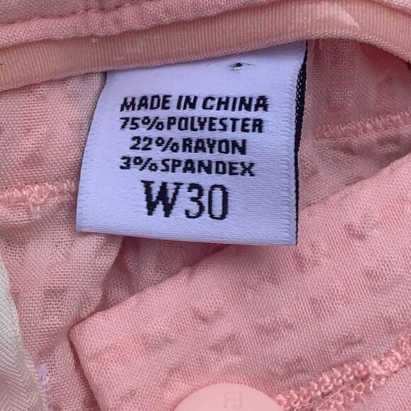 FootJoy Men's Performance Golf Seersucker Shorts Quartz Pink. Size 30. NWT - Picture 9 of 10